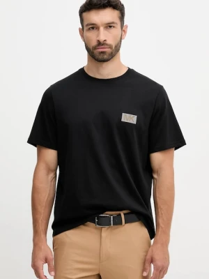 Michael Kors t-shirt bawełniany męski kolor czarny z nadrukiem CT552NHFV4