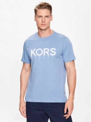 Michael Kors T-Shirt CS351IGFV4 Błękitny Regular Fit