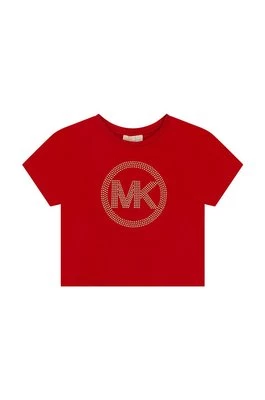 Michael Kors t-shirt dziecięcy kolor czerwony
