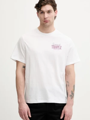 Michael Kors T-shirt męski bawełniany biały