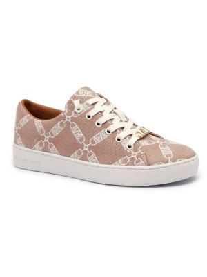 Michael Kors Tenisówki KEATON LACE UP beżowy