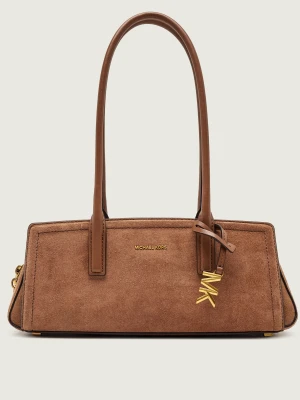 Michael Kors Torebka na ramię Laila | zamsz brązowy