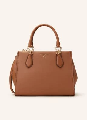 Michael Kors Torebka Ze Skóry Saffiano Marilyn Medium braun