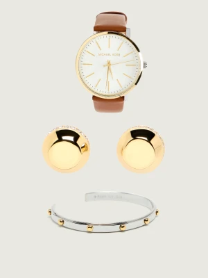 Michael Kors Zegarek + bransoletka + kolczyki Pyper