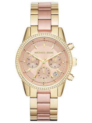 Michael Kors zegarek damski Ritz Chrono złoty