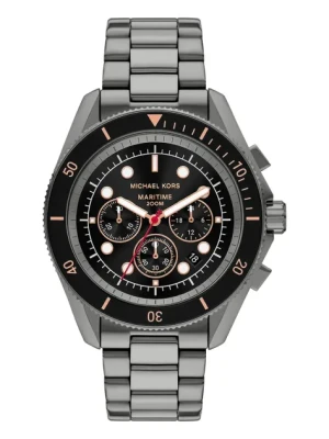 Michael Kors zegarek MARITIME męski kolor szary MK9204