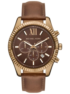 Michael Kors zegarek męski Lexington brązowy