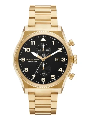 Michael Kors zegarek PANORAMA męski kolor złoty MK9195