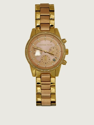 Michael Kors Zegarek Ritz Chrono MK6475 złoty