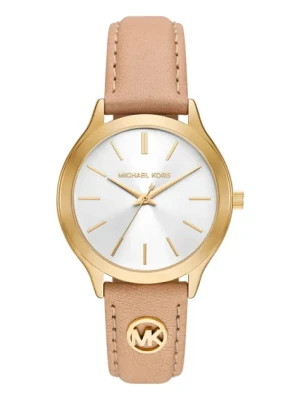 Michael Kors zegarek SLIM RUNWAY damski kolor beżowy MK7533