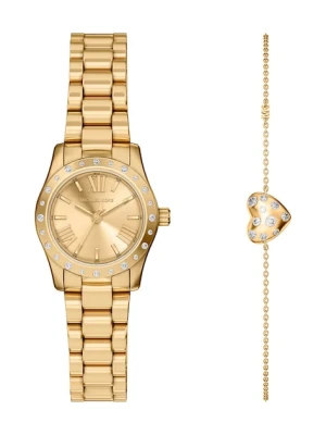 Michael Kors zestaw zegarek i bransoletka damskie Lexington