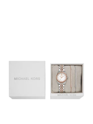 Michael Kors Zestaw zegarek i bransoletka Lexington MK4817SET Biały