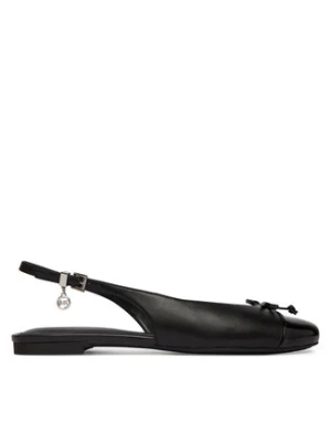 MICHAEL Michael Kors Baleriny Piper Sling 40S6PIFP2L Czarny