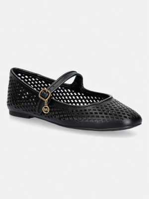 MICHAEL Michael Kors baleriny skórzane Nellie Flex Ballet czarny