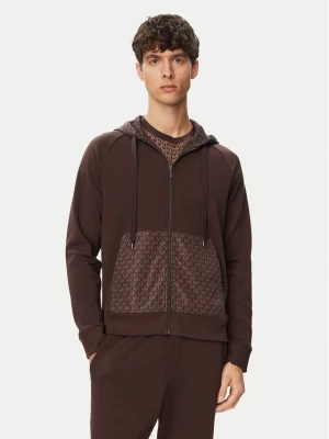 MICHAEL Michael Kors Bluza CF552Q55MF Brązowy ciemny Regular Fit
