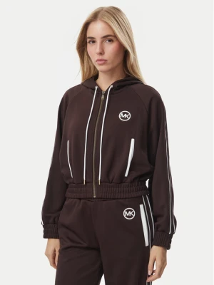 MICHAEL Michael Kors Bluza MR651X2K8N Brązowy ciemny Regular Fit