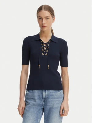 MICHAEL Michael Kors Bluzka MS661FZ5ZV Granatowy Slim Fit