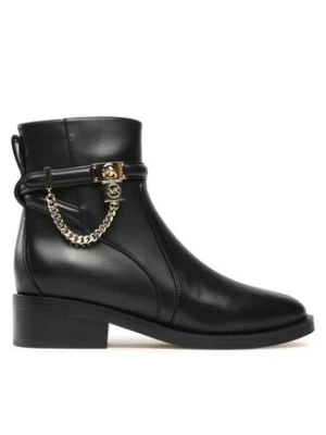 MICHAEL Michael Kors Botki Hamilton Flat Bootie 40F3HAME5L Czarny