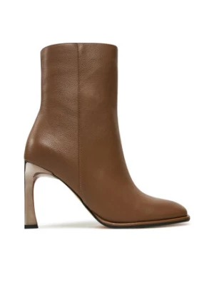 MICHAEL Michael Kors Botki Kelsea Leather Boot 40F4KLHE5L Brązowy