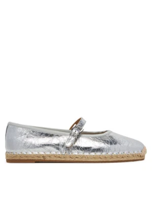 MICHAEL Michael Kors Espadryle Lynn 40S5LYFP2M Srebrny