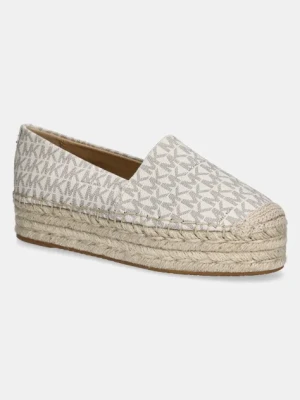 MICHAEL Michael Kors espadryle Lynn kolor beżowy na platformie 40S5LYFP1B.150