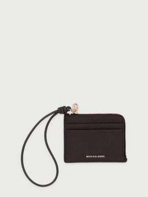 MICHAEL Michael Kors etui na karty damskie skórzane brązowy