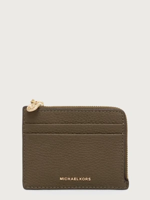 MICHAEL Michael Kors etui na karty damskie skórzane zielony