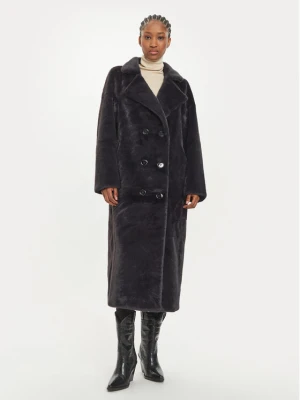 MICHAEL Michael Kors Futro 77B1401M52 Granatowy Oversize