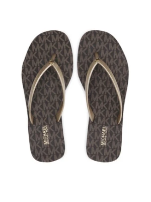 MICHAEL Michael Kors Japonki Jinx Flip Flop 40S1JIFA1Q Złoty