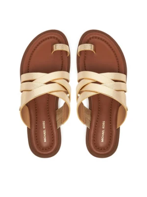 MICHAEL Michael Kors Japonki Nora 40S5NOFS1M Złoty