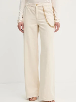 MICHAEL Michael Kors jeansy damskie kolor beżowy MT5907MHNG