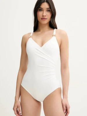 MICHAEL Michael Kors jednoczęściowy strój kąpielowy LOGO TRIM SURPLICE ONE PIECE