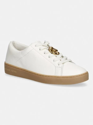 MICHAEL Michael Kors Keaton Lace Up sneakersy damskie skórzane biały
