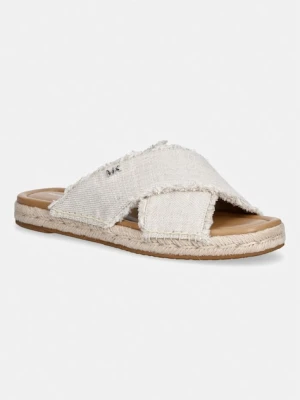 MICHAEL Michael Kors klapki damskie Kenzie Sandal beżowy