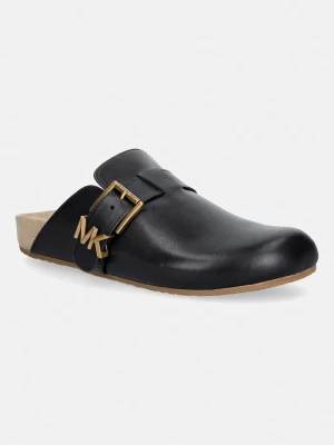 MICHAEL Michael Kors klapki damskie skórzane Greer Mule czarny