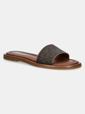 MICHAEL Michael Kors klapki Dana damskie kolor brązowy 40S5DNFS1B.200