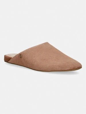 MICHAEL Michael Kors klapki mules damskie zamszowe Cady Mule brązowy