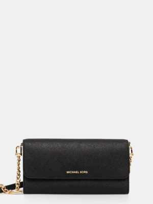 MICHAEL Michael Kors kopertówka skórzana kolor czarny 32S4GJ6C9L