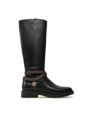 MICHAEL Michael Kors Kozaki Abigail Leather Riding Boot 40F4ABMB7L Czarny