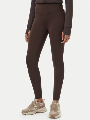 MICHAEL Michael Kors Legginsy MF6310XKND Brązowy ciemny Slim Fit