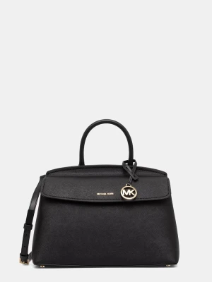 MICHAEL Michael Kors listonoszka damska z imitacji skóry Landry czarny