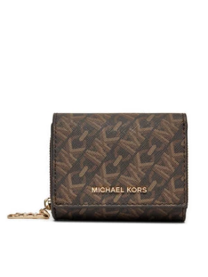 MICHAEL Michael Kors Mały Portfel Damski 32S4G8ED8B Brązowy