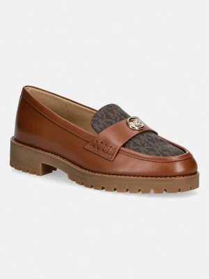 MICHAEL Michael Kors mokasyny damskie Jaelyn Lug Loafer brązowy
