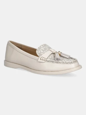 MICHAEL Michael Kors mokasyny skórzane Kiernan Loafer beżowy