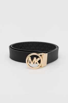 MICHAEL Michael Kors pasek dwustronny 558725 damski kolor czarny