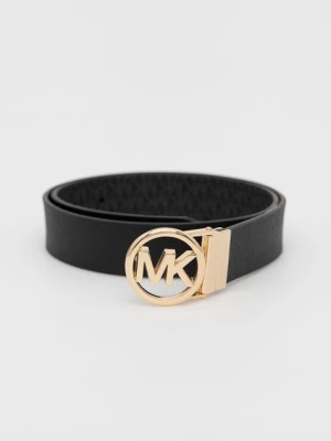 MICHAEL Michael Kors pasek dwustronny 558725 damski kolor czarny