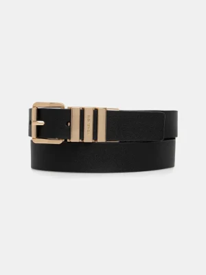 MICHAEL Michael Kors pasek dwustronny damski kolor czarny 559179