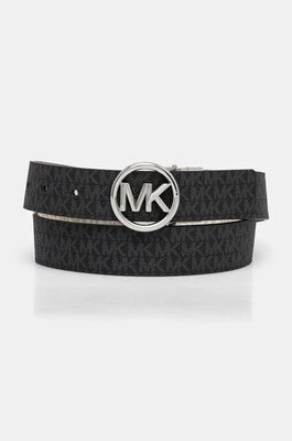 MICHAEL Michael Kors pasek dwustronny damski kolor czarny