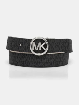 MICHAEL Michael Kors pasek dwustronny damski kolor czarny