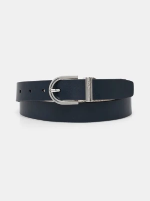 MICHAEL Michael Kors pasek dwustronny granatowy